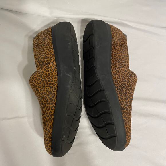 Clarks Kayleigh Step Loafer Womens 11 M Brown Black Cheetah Shoes Slip On - Picture 5 of 7